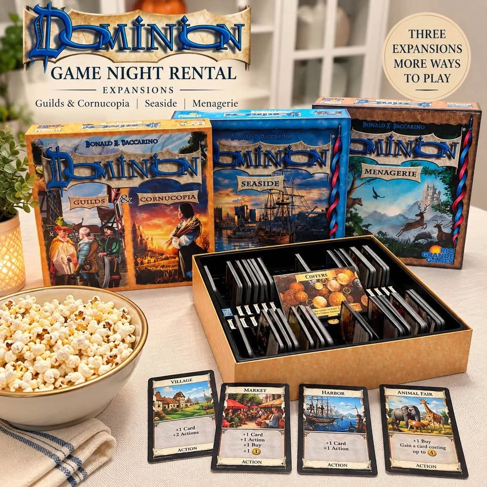 Dominion + Expansion Game Night Rental - photo 2