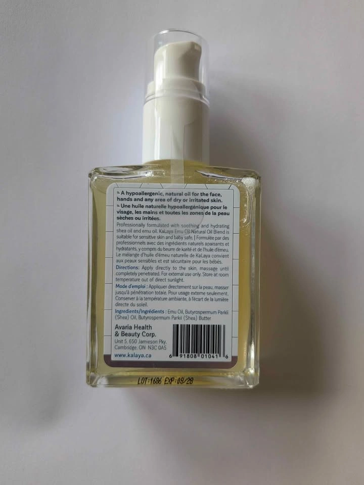 BRAND-NEW (unopened) Kalaya Emu Oil Natural Oil Blend (60 mL) - photo 3