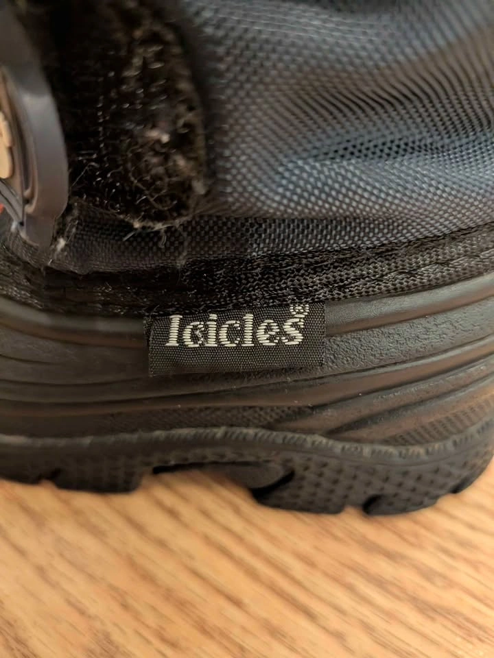 Icicles Toddler Winter Snow Boots Black & Orange – Size 5 - photo 4