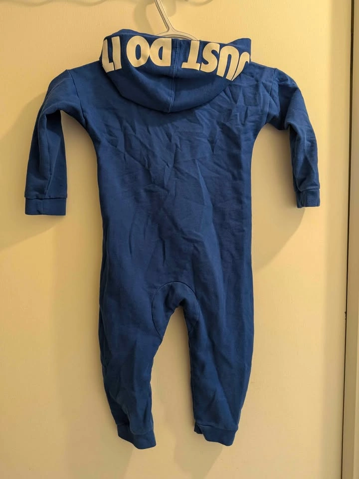 24M Authentic Nike Blue Hooded One-Piece - photo 2