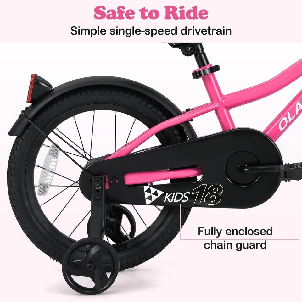 New 18" kids bike - pink - photo 3