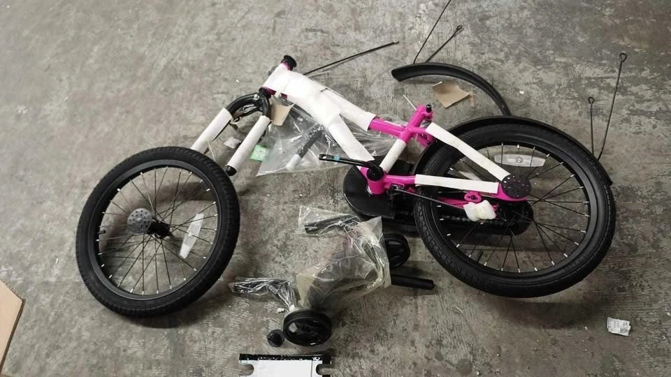 New 18" kids bike - pink - photo 4