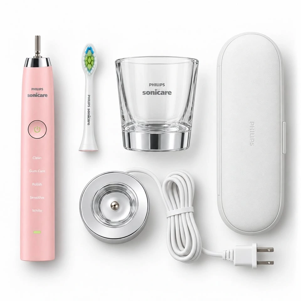 Philips Sonicare DiamondClean Pink Toothbrush Set – New Open Box - photo 5