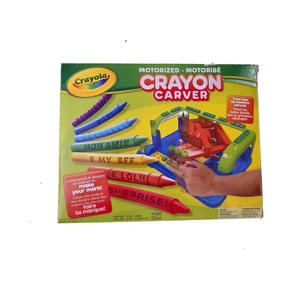 🎨 Crayola Motorized Crayon Carver - New Open Box + Bonus Crayons - photo 5