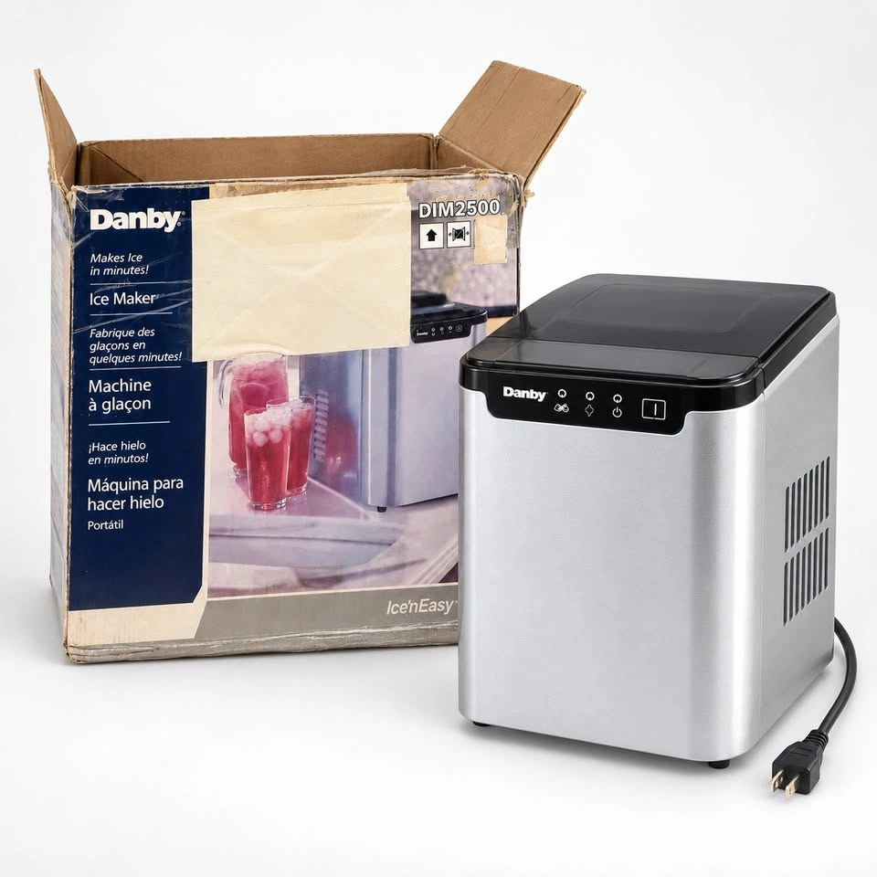 Danby Portable Ice Maker — New in Box | Stainless Steel - photo 2