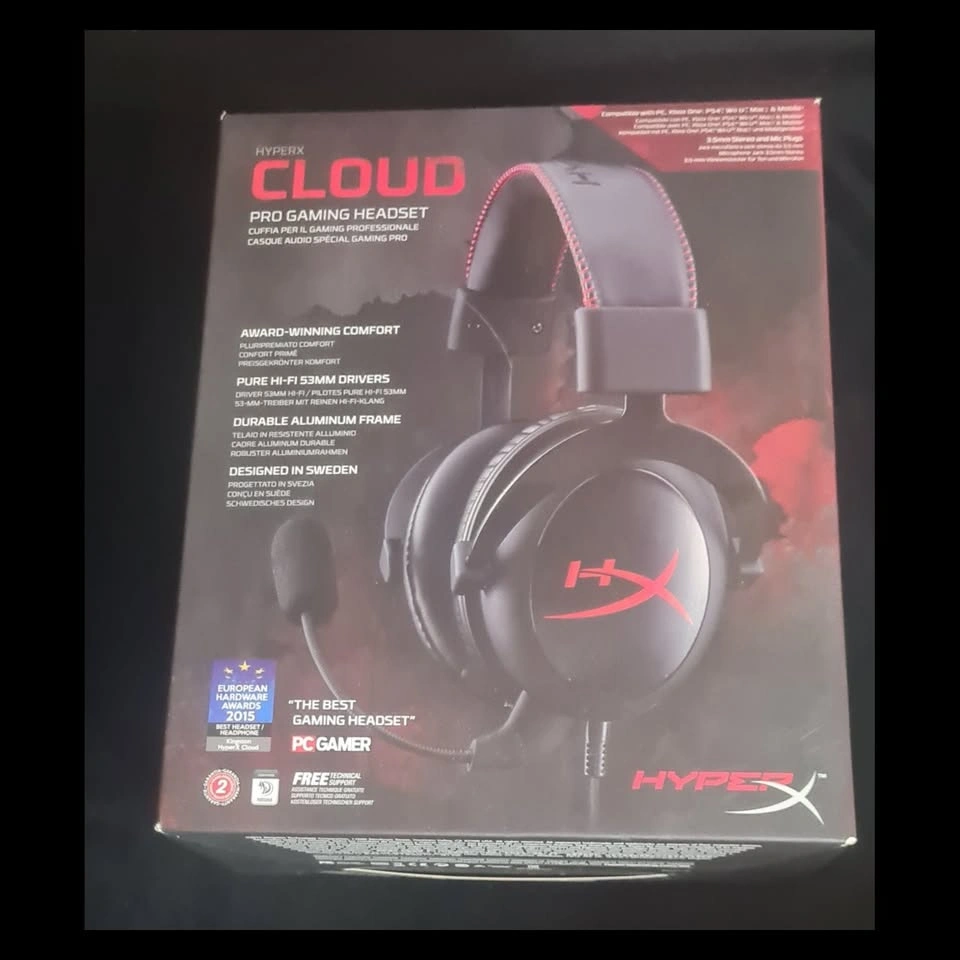 🎧 NEW OPEN BOX HyperX Cloud Gaming Headset Black/Red - photo 3