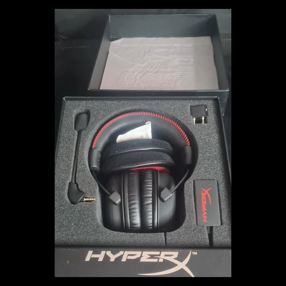 🎧 NEW OPEN BOX HyperX Cloud Gaming Headset Black/Red - photo 4