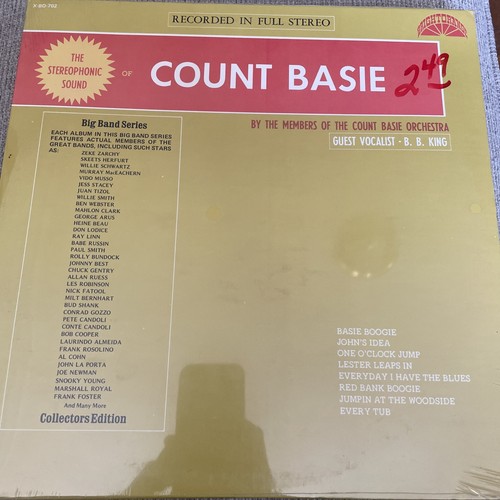 The Stereophonic Sound of COUNT BASIE with B. B. King - SEALED