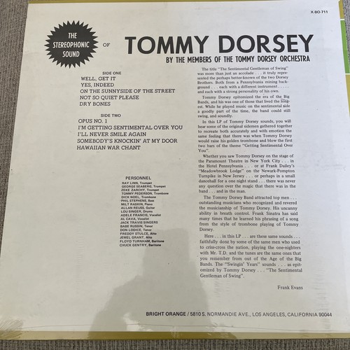 Tommy Dorsey Orchestra The Stereophonic Sound Vinyl LP - photo 3