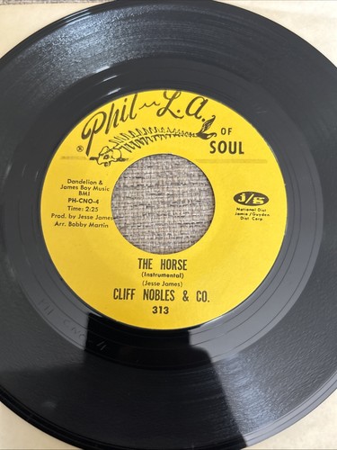 Cliff Nobles - Love Is All Right / The Horse 45 RPM - photo 4