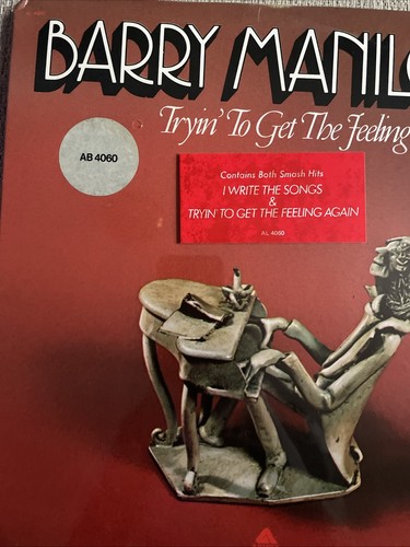 Barry Manilow Tryin To Get The Feeling LP Arista 1975 Vinyl - photo 2