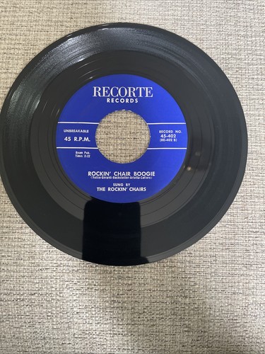 The Rockin' Chairs - A Kiss Is A Kiss - 45 RPM Rare Doo Wop - photo 2