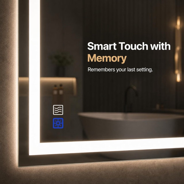 LED bathroom mirror - photo 4