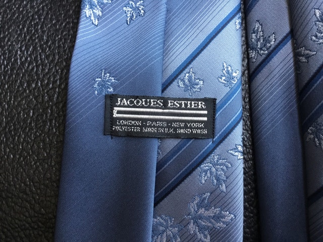blue necktie by Jacques Estier - photo 4