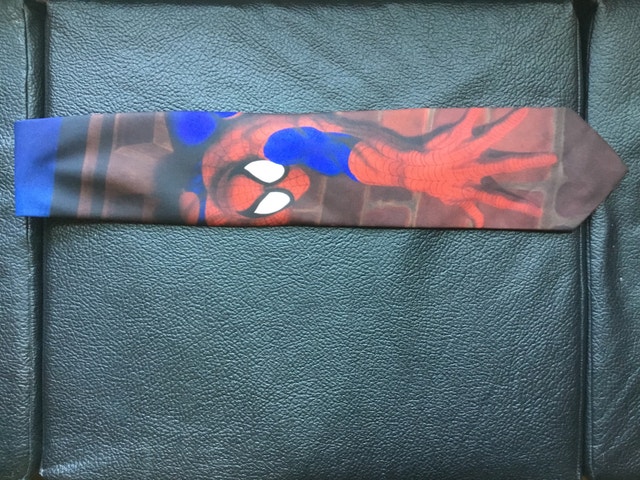 vintage Ralph Marlin Spider-Man necktie