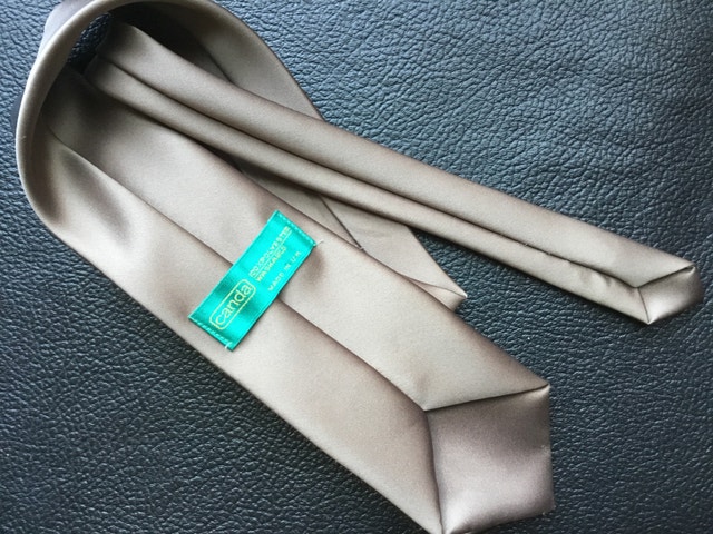 plain brown necktie - photo 2