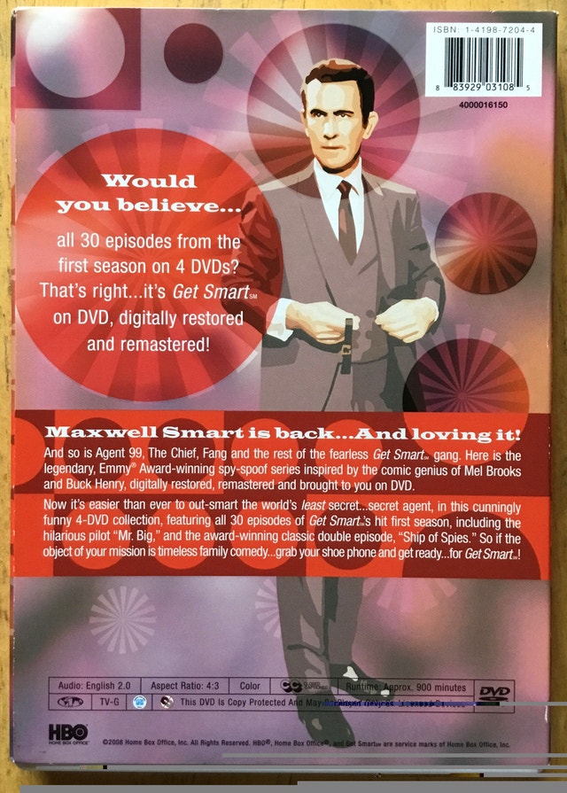 Get Smart season 1 dvd set - photo 2