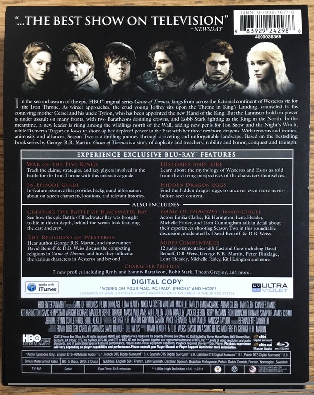 Game of Thrones second season - photo 2