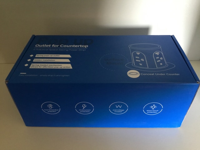 pop-up countertop outlet