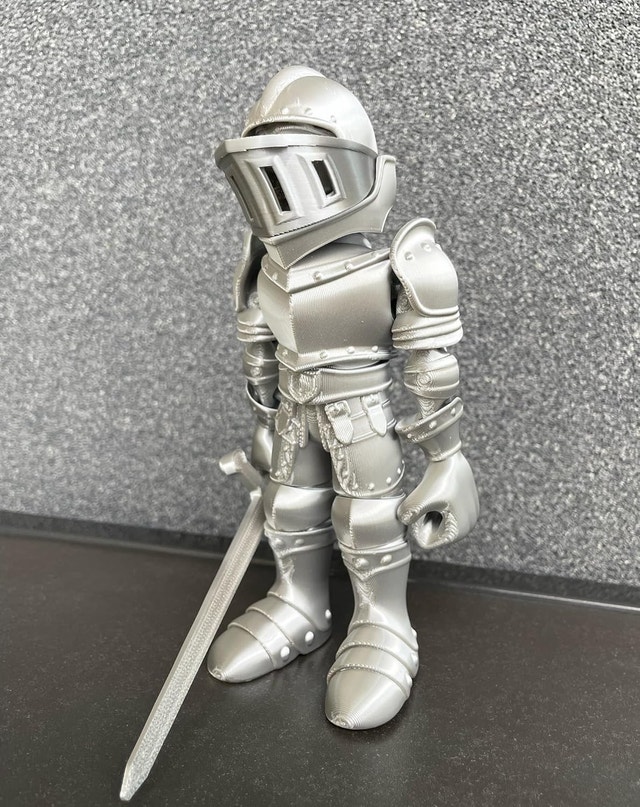 3d printed knight figure - photo 5