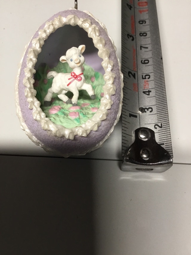 lamb Christmas tree ornament