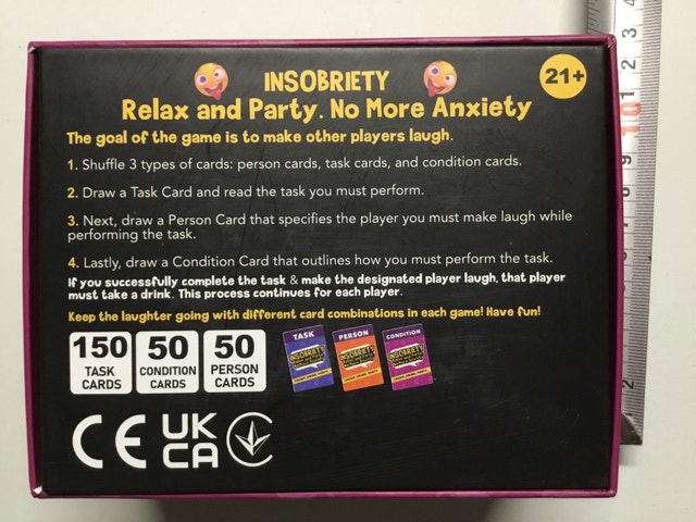 insobriety card game - photo 2