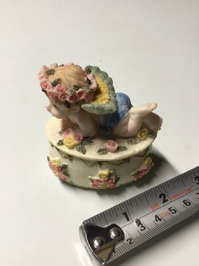 cherub trinket box - photo 2