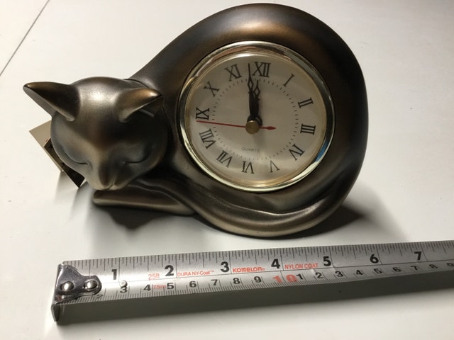 mystic cat clock