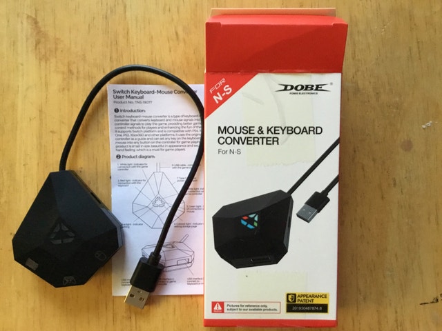 mouse and keyboard converter for game consoles