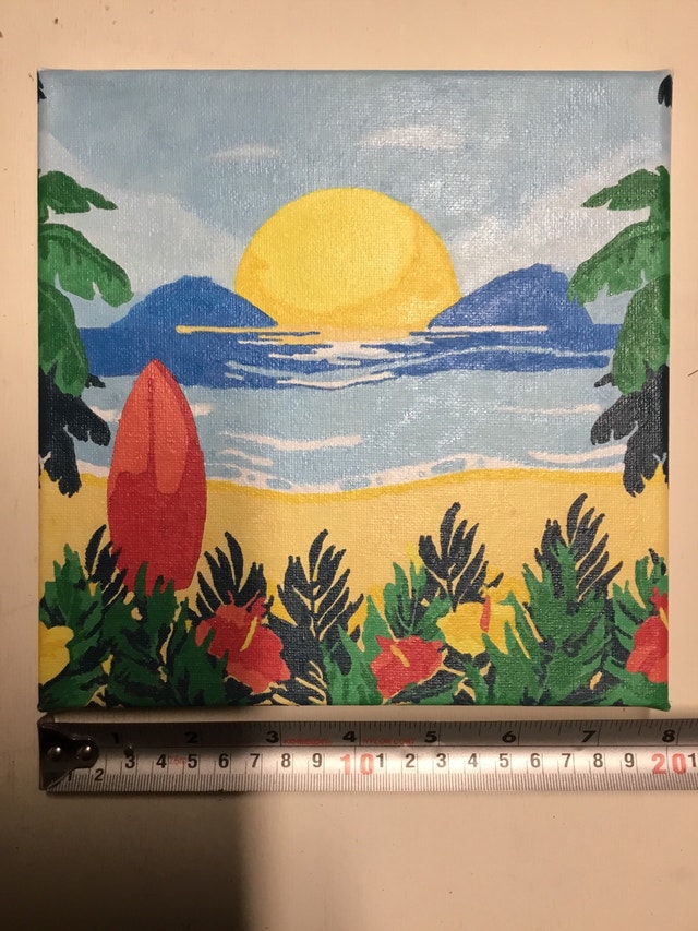painting of a sunrise