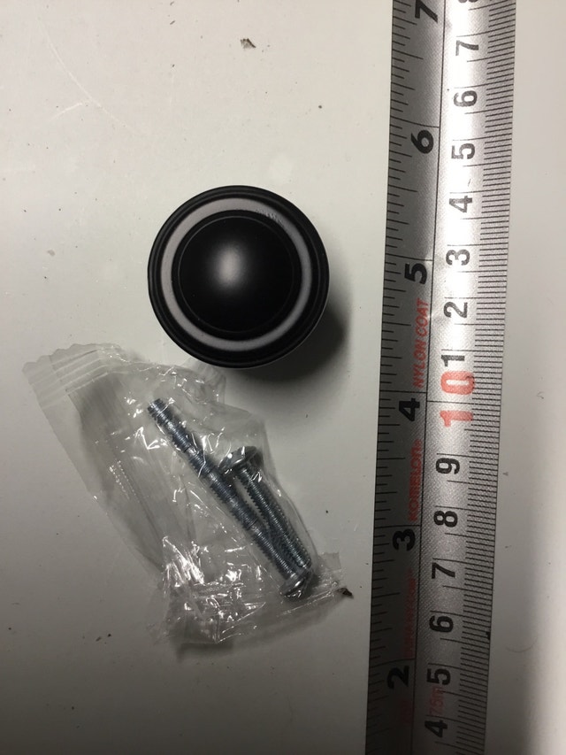 black metal drawer knobs