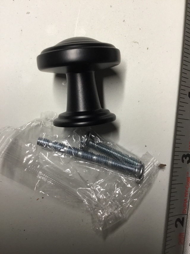 black metal drawer knobs - photo 2