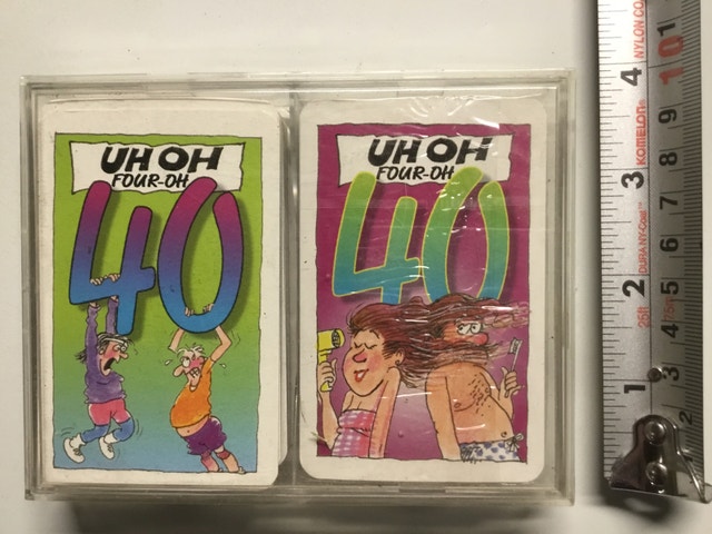 40th playing cards