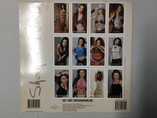 Shania Twain 2004 calendar - photo 2
