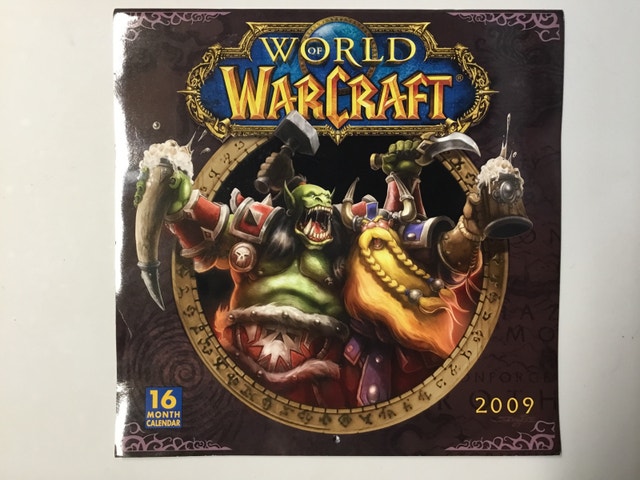 World of Warcraft 2009 calendar