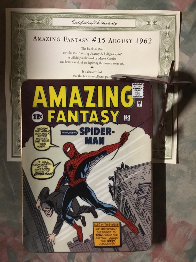 Spider-Man plate