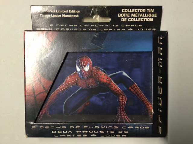 Spider-Man playing cards