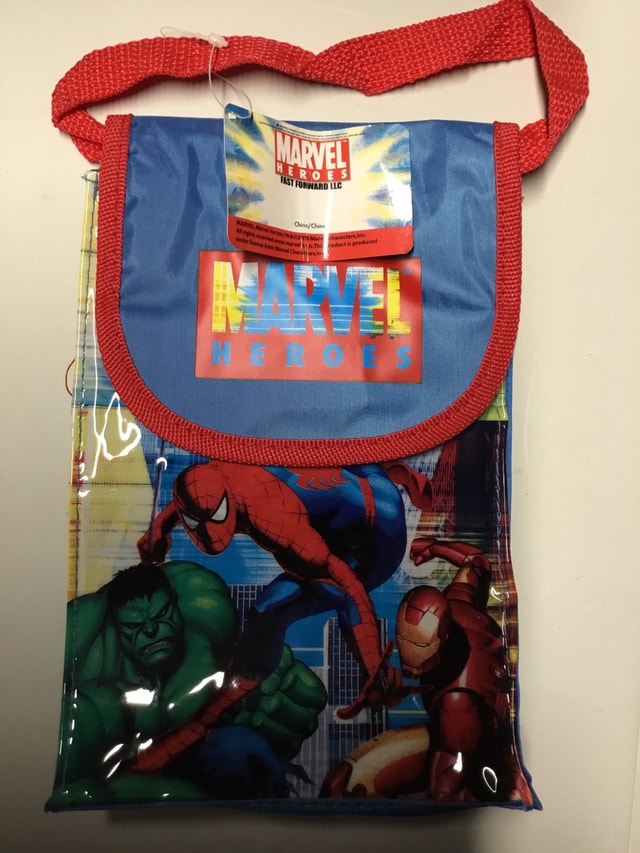 Marvel heroes lunch bag
