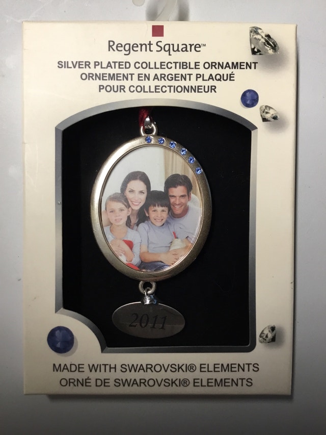silver plated collectible ornament