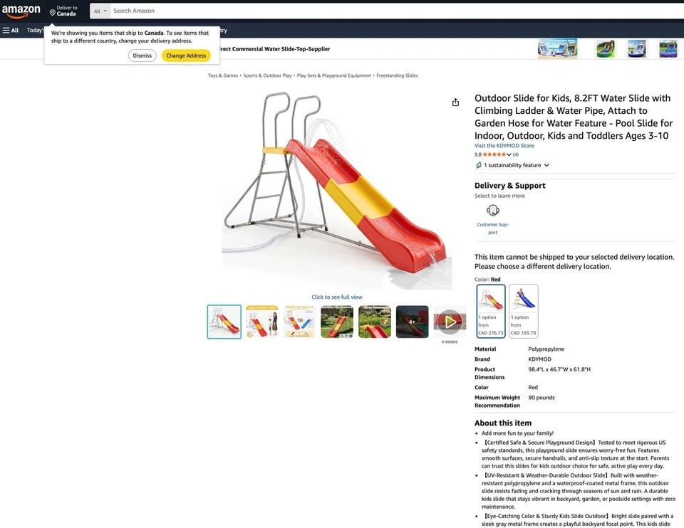 BN Large Outdoor Water Slide - Delivery Available - photo 5