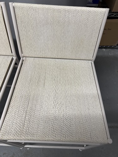 CB2 : Set Of 2- Bounce Ivory Woven Counter Stool - photo 5
