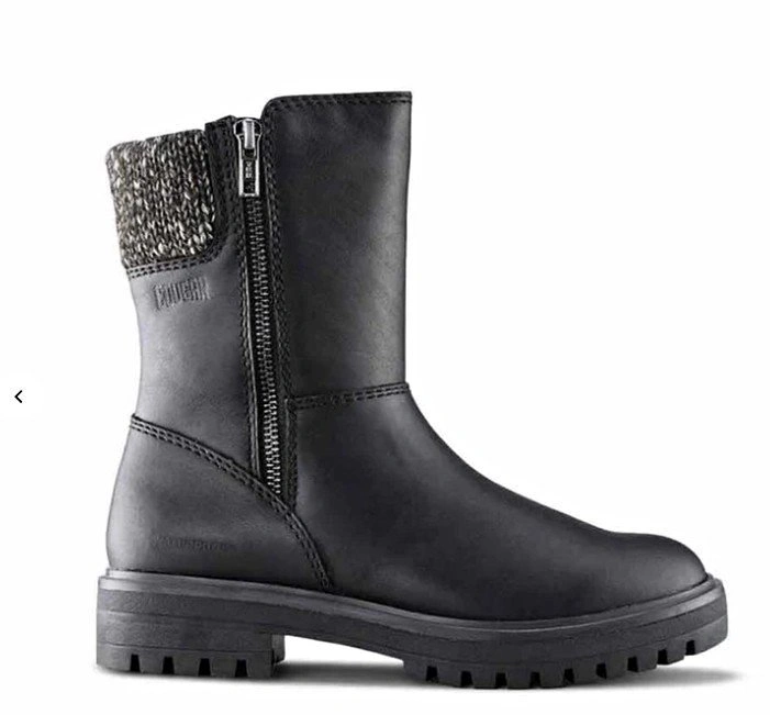 New - Women Leather Winter Boot - Size 6