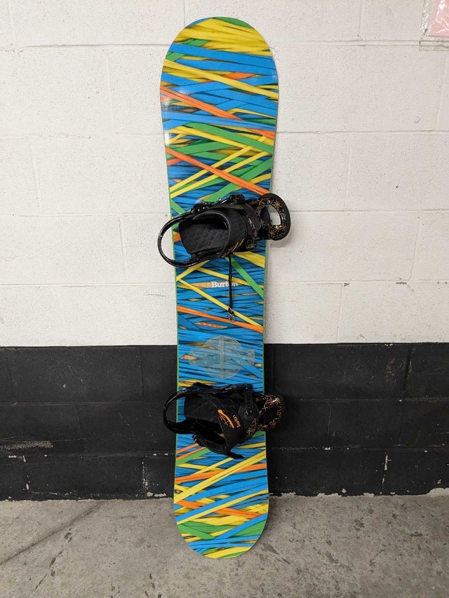 Burton Snowboard 147 with binding