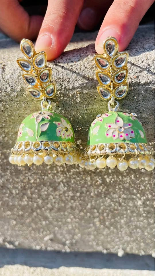 New Elegant  and Beautiful Jhumkas
