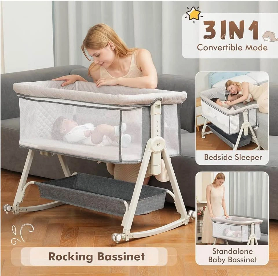 Baby Bassinet, Bedside Sleeper for Baby, Bedside Crib - photo 2