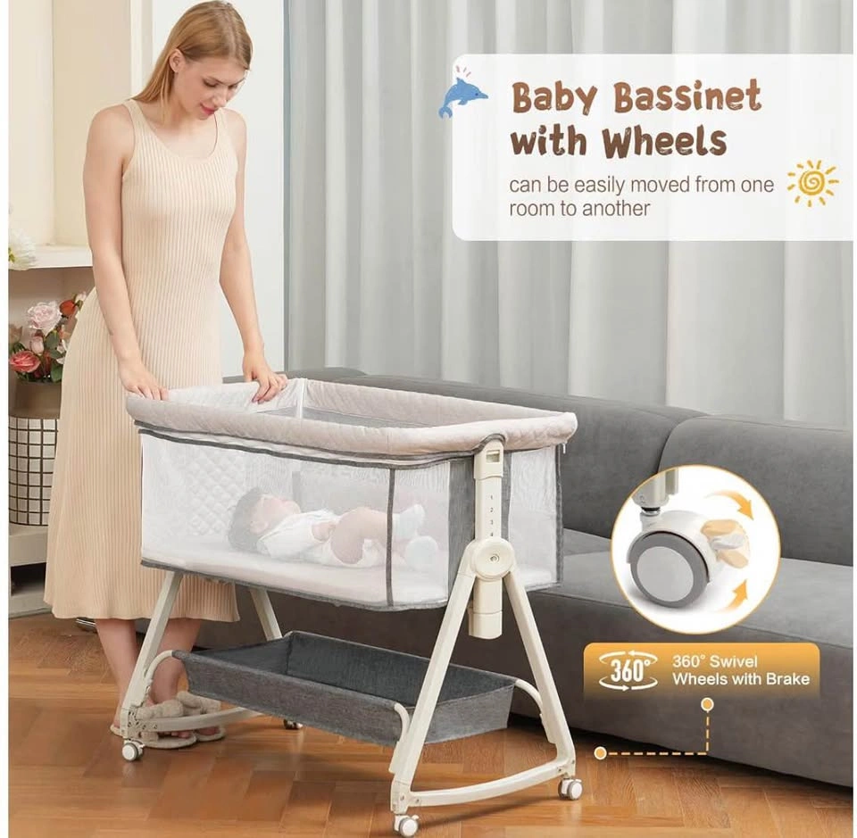 Baby Bassinet, Bedside Sleeper for Baby, Bedside Crib - photo 4