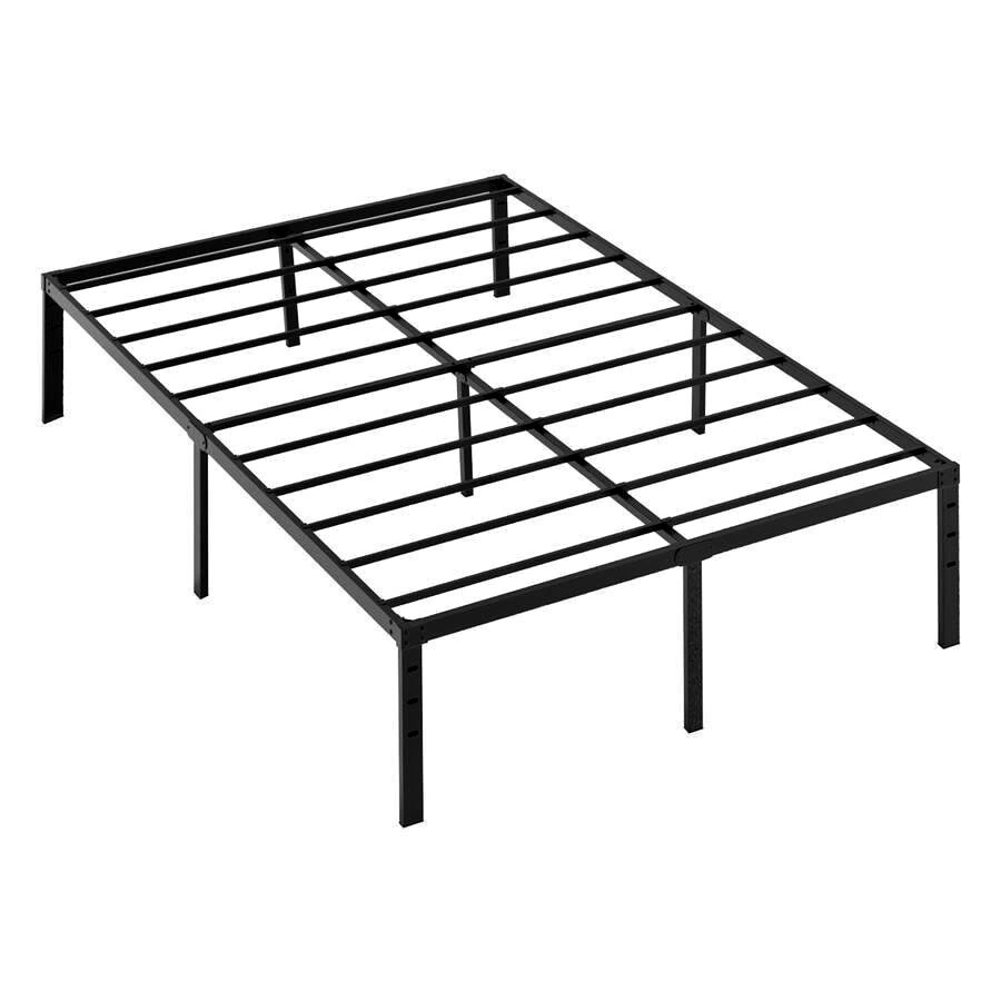 18 Inch Full Bed Frame Metal Platform Black