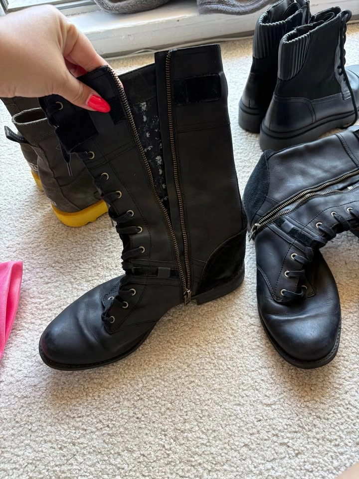 Woman’s leather timberland boots - photo 2
