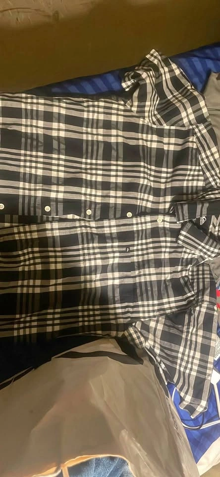 Quiksilver Men's Plaid Short Sleeve Button-Down Shirt Size Mediu