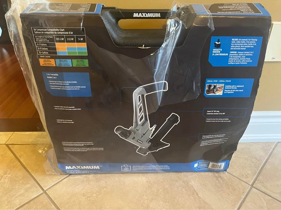 MAXIMUM 2-in-1 Lightweight Pneumatic Flooring Nail gun - photo 3